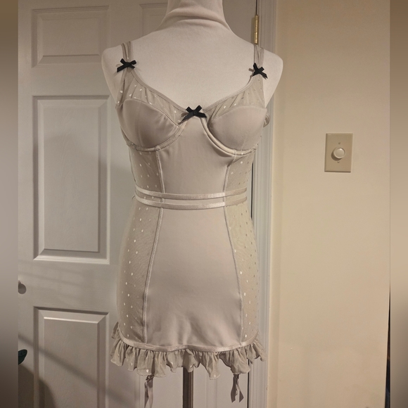 VS Lingerie Dress with Black Accents - Picture 1 of 7